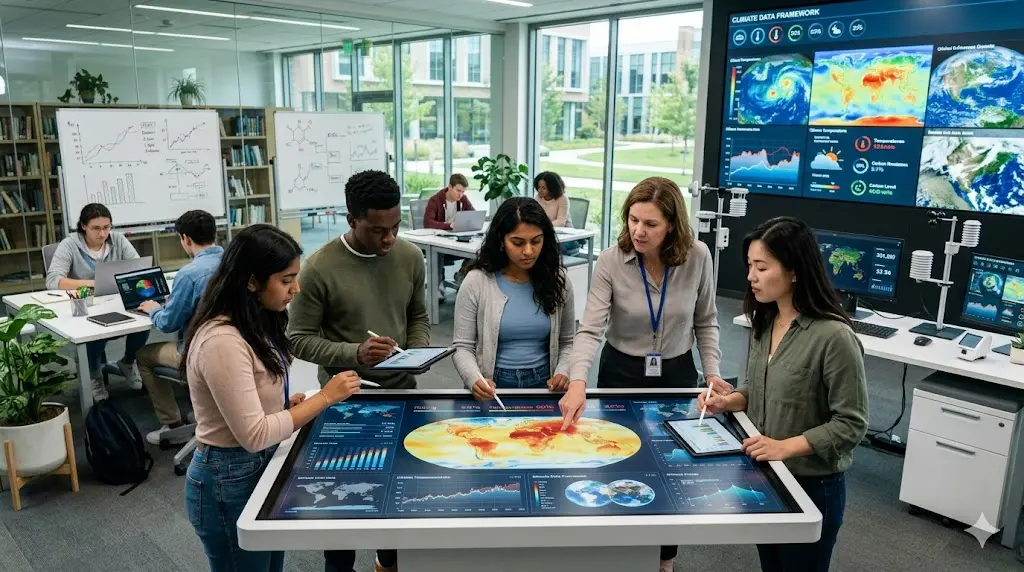 Global Research on Climate Change in Modern Education Systems