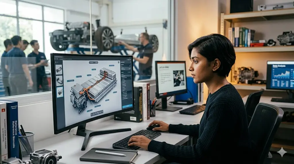 Global Research on Online Education in the Automotive Industry