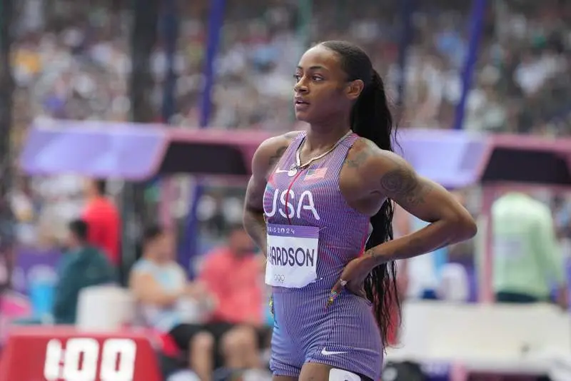 Sha'Carri Richardson's Bad Luck Continues as Jamaican Rival Finishes Fractions Shy of World Lead