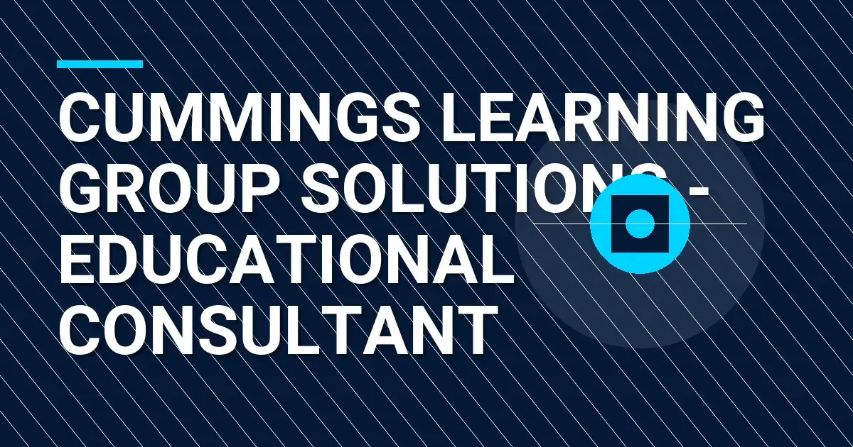 Cummings Learning Group Solutions - Educational Consultant